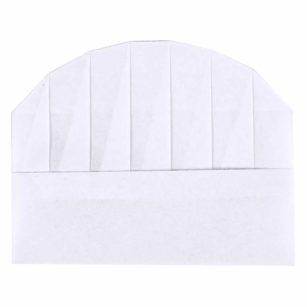 24 PACK SOMBREROS DE CHEF DE PAPEL PARA NIñOS, ADULTOS, AJUSTABLE BLANCO DE COCINA TOQUE CAP BULK SET SUMINISTROS PARA CHEF (20