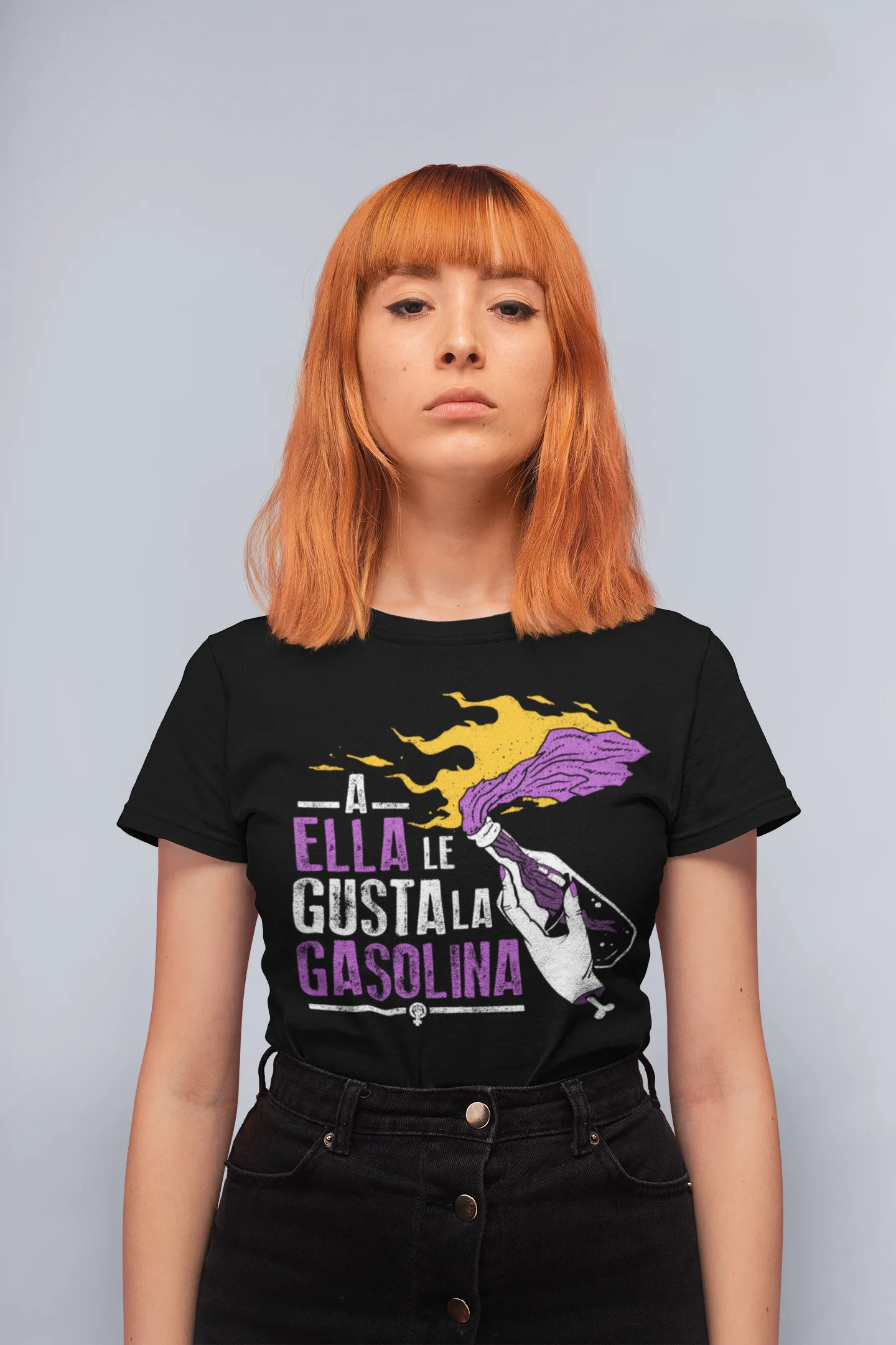 A ella le gusta la gasolina