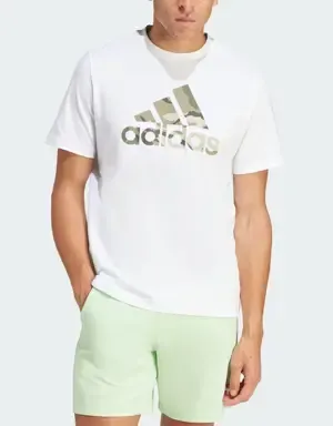 Adidas Camiseta Badge of Sport Camo Graphic