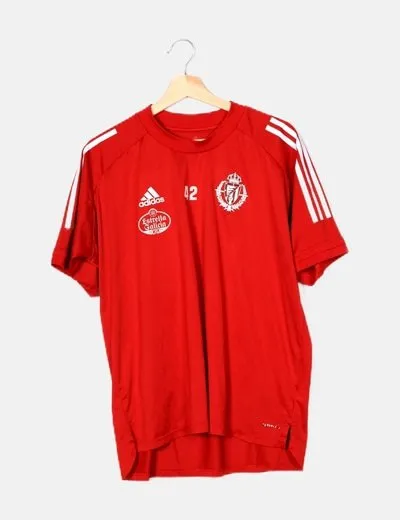 Adidas Camiseta deportiva roja