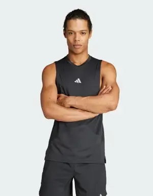 Adidas Camiseta sin mangas Designed for Training Workout HEAT.RDY