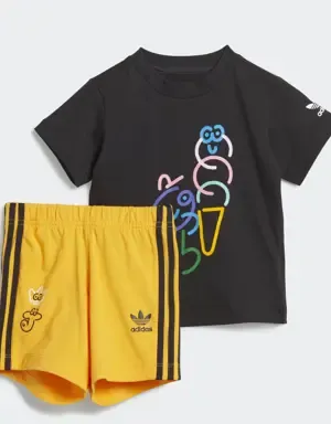 Adidas Conjunto pantalón corto y camiseta adidas x James Jarvis