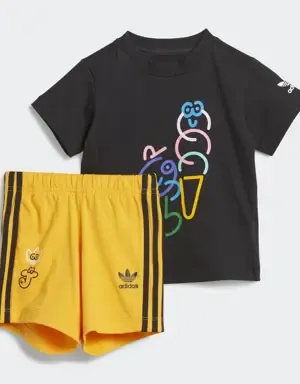 Adidas Conjunto pantalón corto y camiseta adidas x James Jarvis