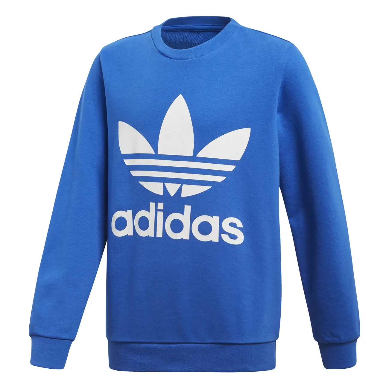 Adidas Originals Junior Trefoil Crew (Blue)