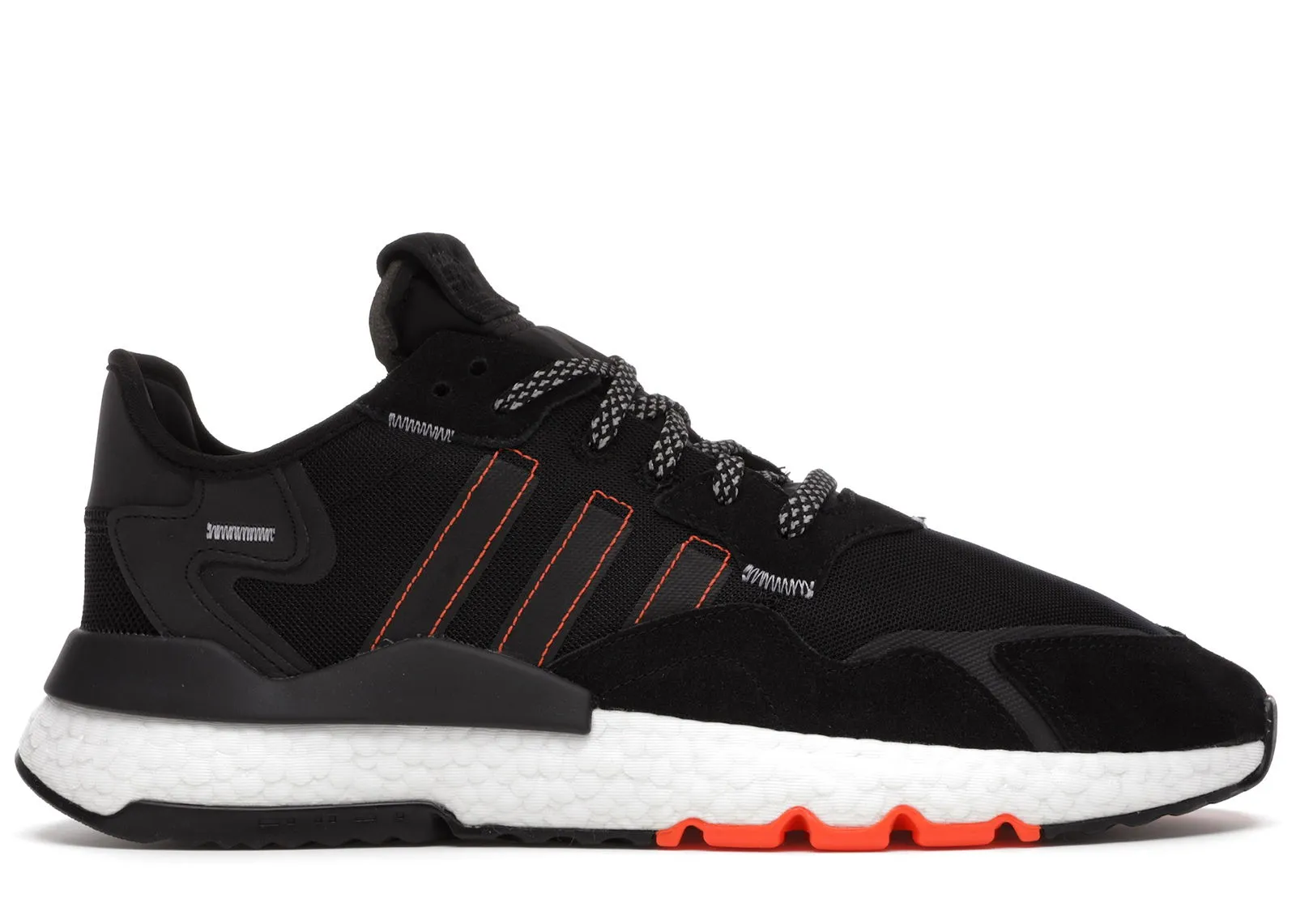 adidas Originals Nite Jogger Core Black Solar Orange