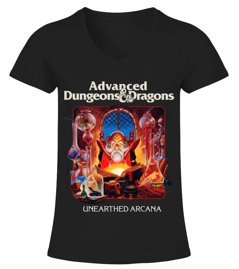 ADND1ST008BK. SUPPLEMENT  UNEARTHED ARCANA CAMISETA CUELLO PICO MUJER
