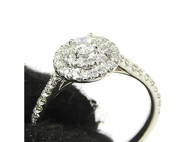 Anillo de diamante de platino Soleste de Tiffany & Co. para mujeres 