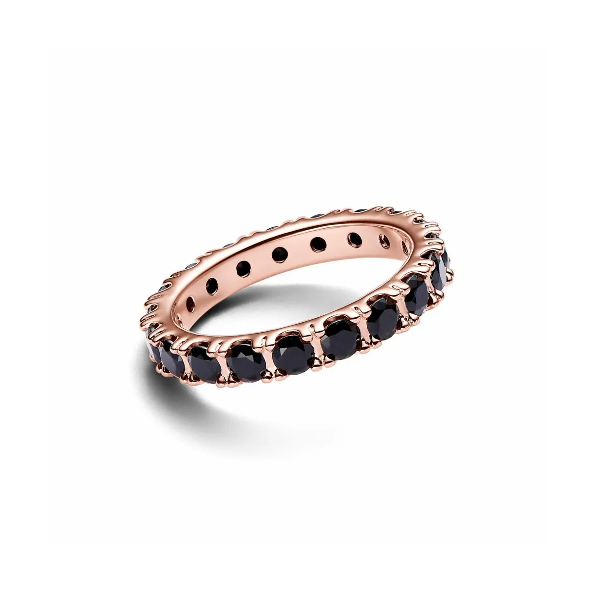 ANILLO ETERNITY FILA NEGRA BRILLANTE  PANDORA