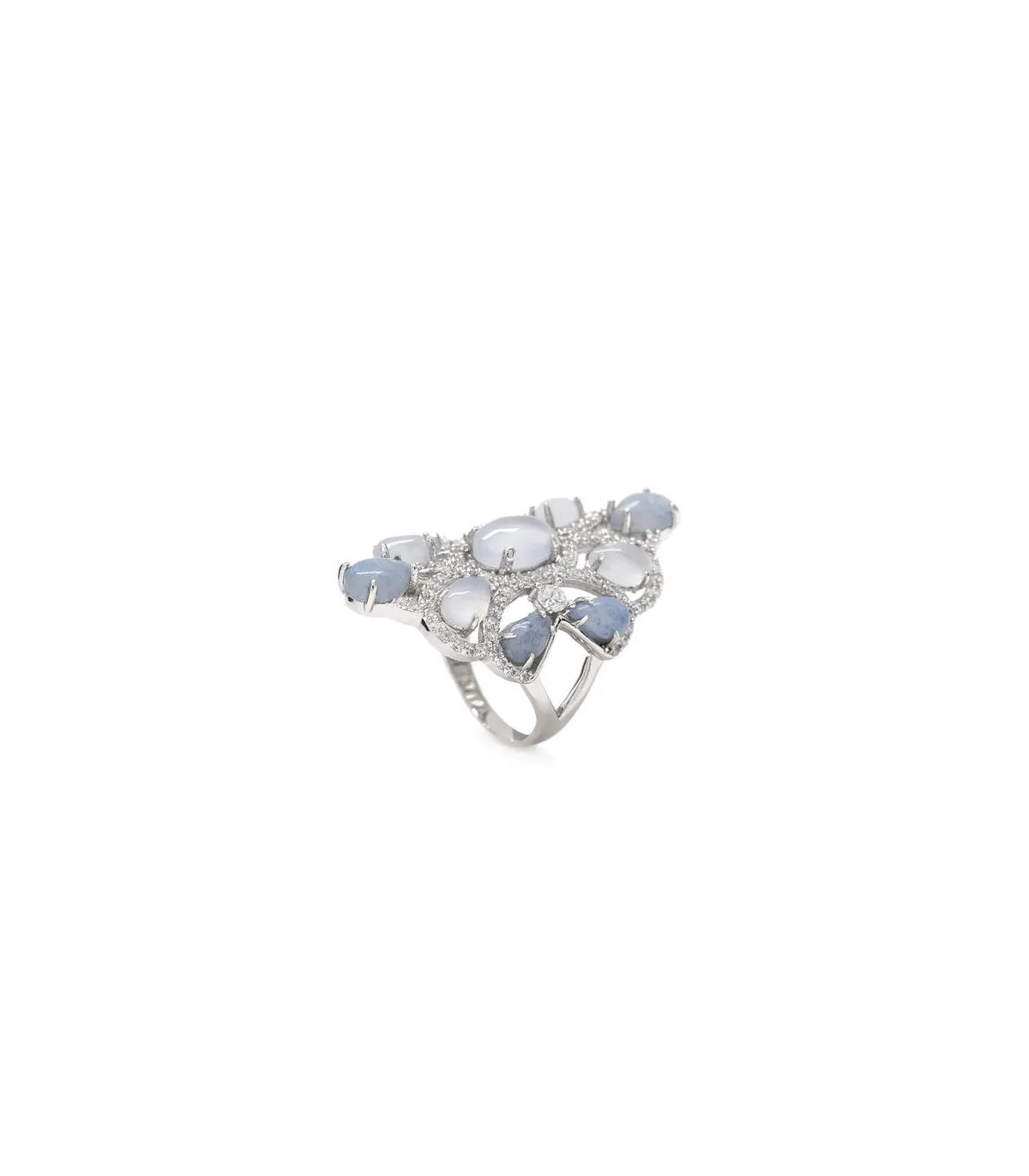 ANILLO LINEARGENT PIEDRAS NATURALES PLATA  17264BR