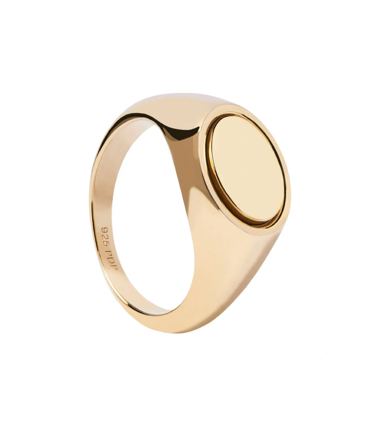 ANILLO PDPAOLA SELLO DORADO  AN01628