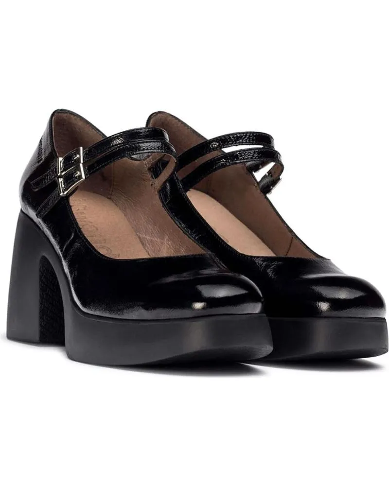 BAILARINAS WONDERS  DE MUJER MERCEDITA CON TACON H4960 LADY  NEGRO