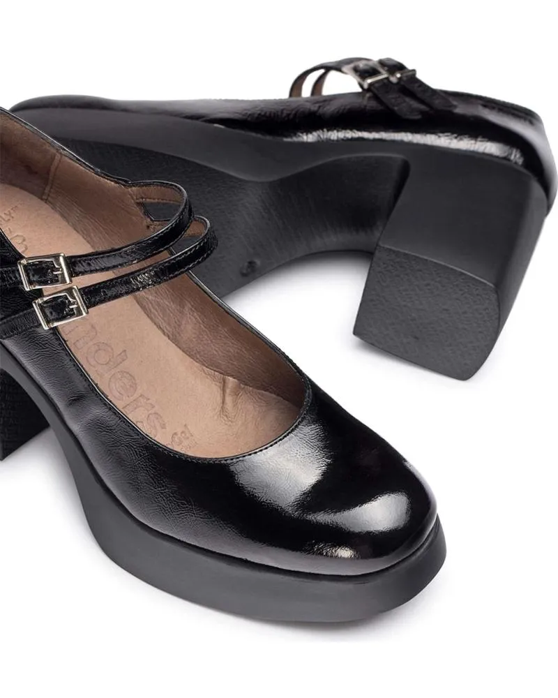 BAILARINAS WONDERS  DE MUJER MERCEDITA CON TACON H4960 LADY  NEGRO