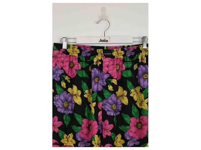 Balenciaga Pantalones anchos negros 
