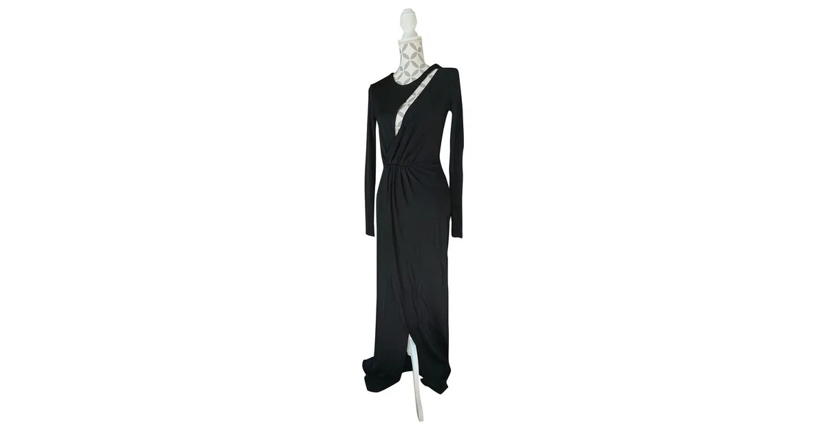 Balmain Vestidos Negro 