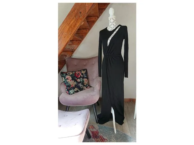 Balmain Vestidos Negro 