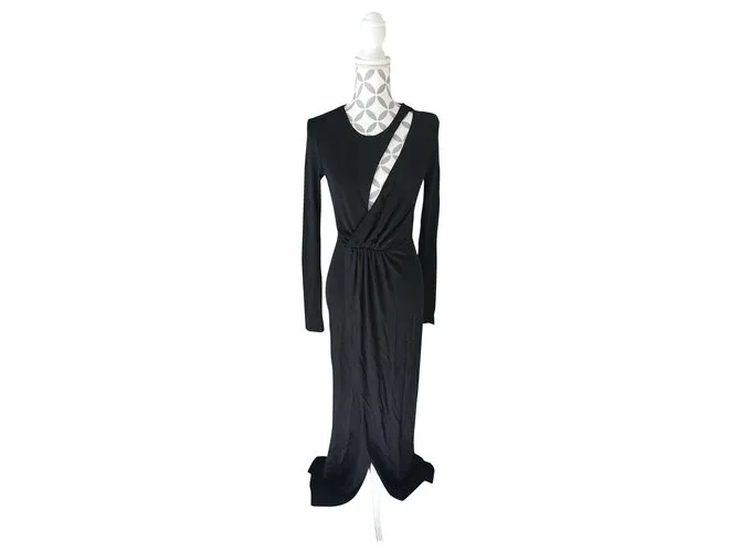 Balmain Vestidos Negro 