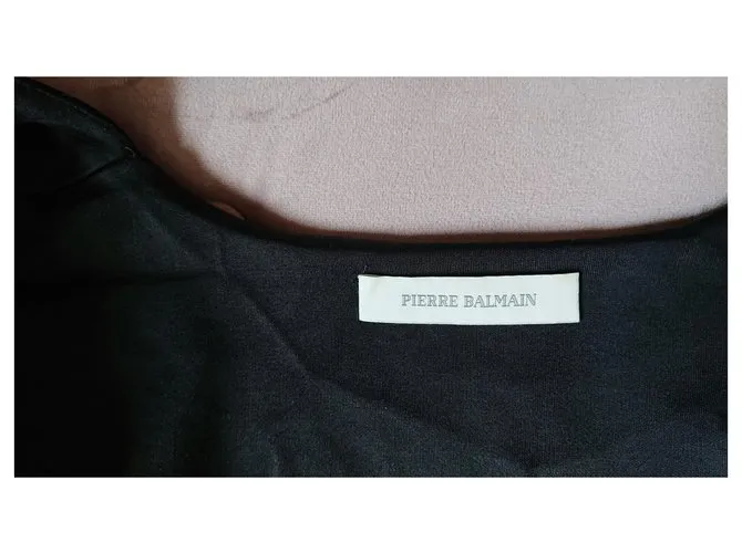 Balmain Vestidos Negro 