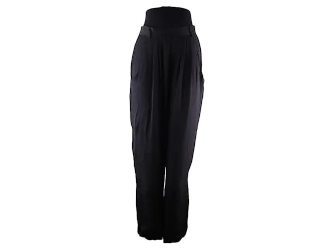 Bash Pantalones anchos negros 