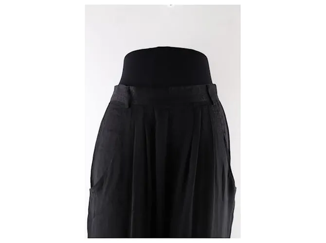 Bash Pantalones anchos negros 