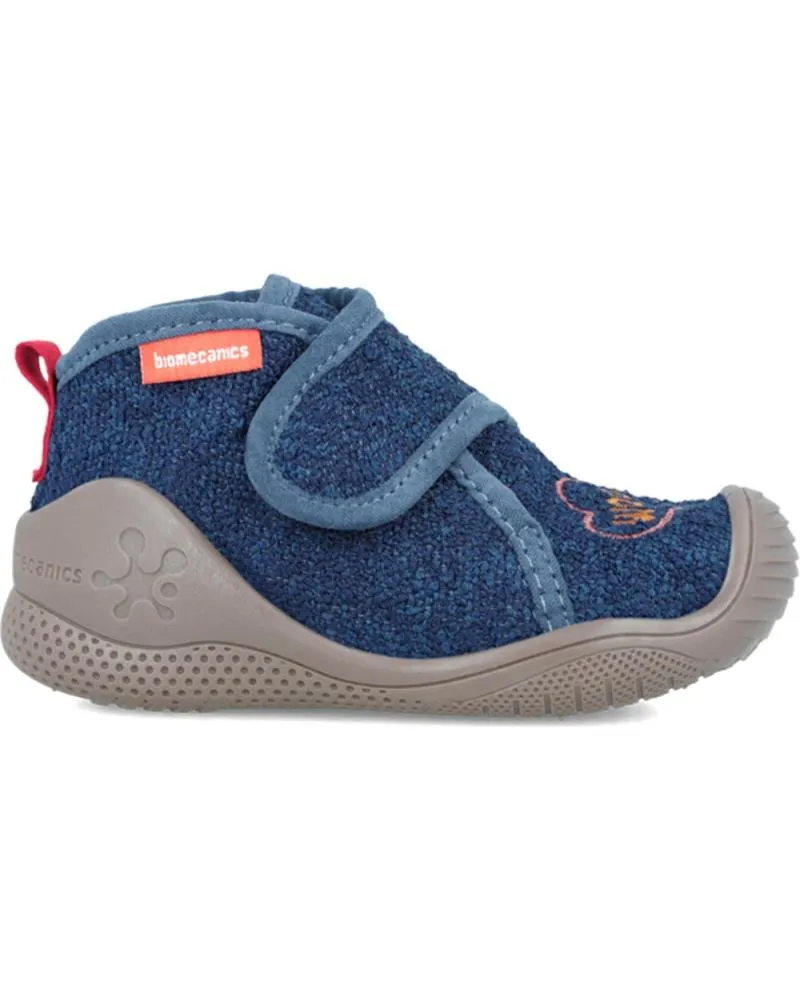 Bebé BIOMECANICS  de Niño PANTUFLAS PARA BEBE 241155 WOOLF  AZULMARINO