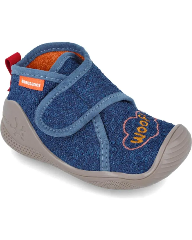 Bebé BIOMECANICS  de Niño PANTUFLAS PARA BEBE 241155 WOOLF  AZULMARINO