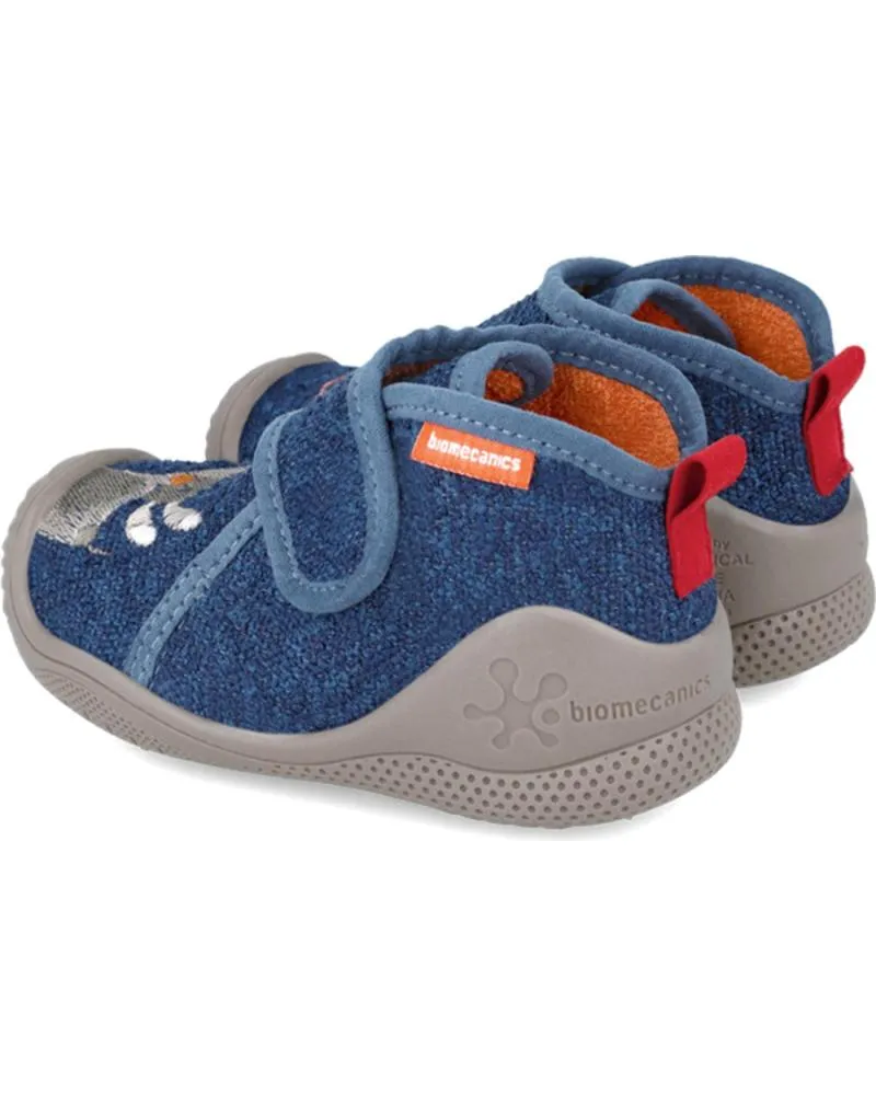 Bebé BIOMECANICS  de Niño PANTUFLAS PARA BEBE 241155 WOOLF  AZULMARINO