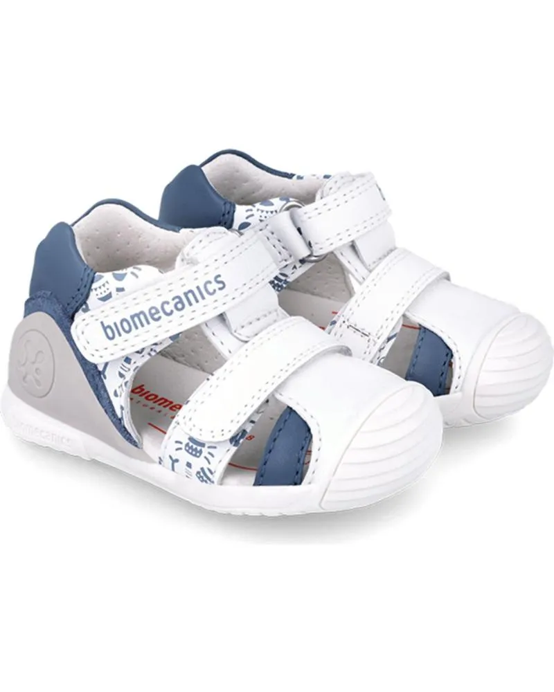 Bebé BIOMECANICS  de Niño SANDALIAS PRIMEROS PASOS 242127 ESTAMPADO  BLANCO