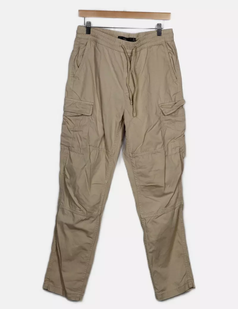 Bershka Pantalones cargo Rectos