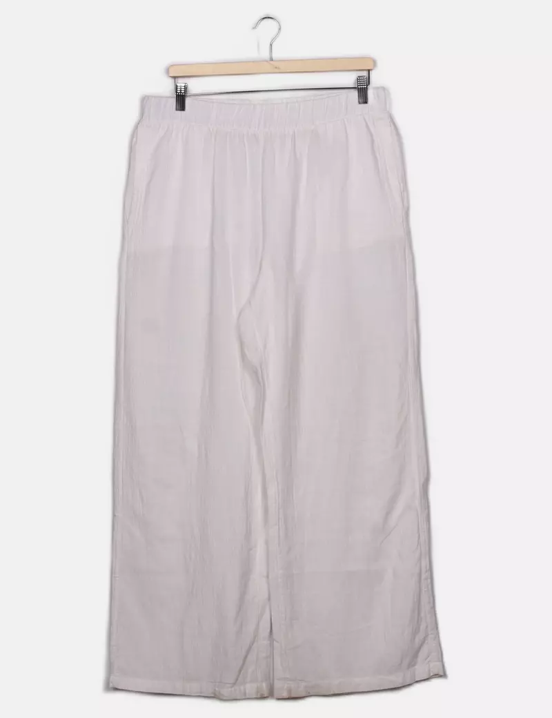 Bershka Pantalones de tela Anchos