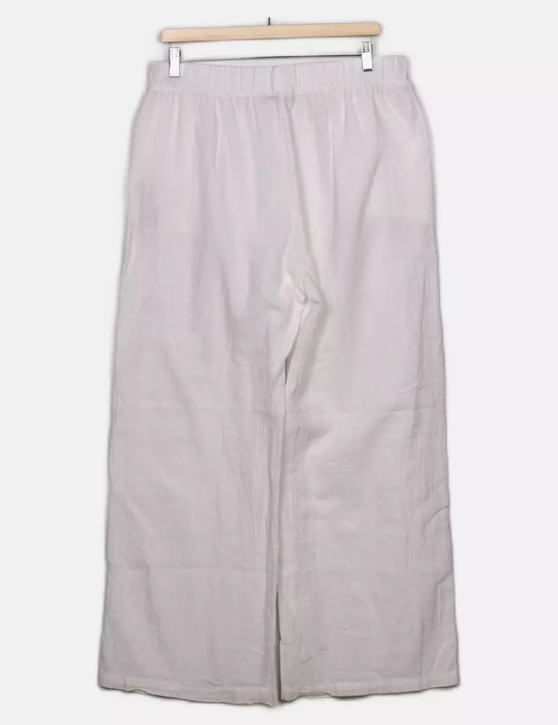 Bershka Pantalones de tela Anchos
