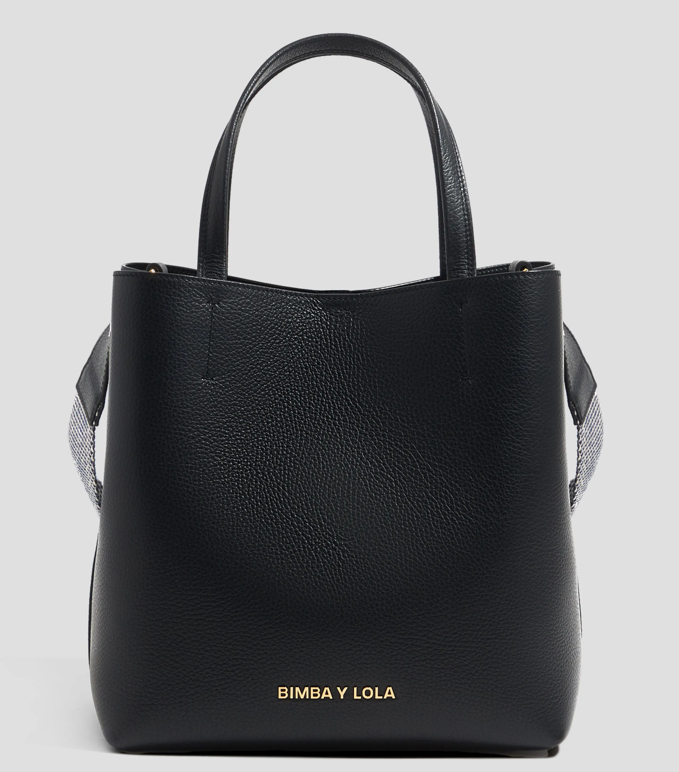Bimba y Lola Bolso tote negro Chihuahua Mujer