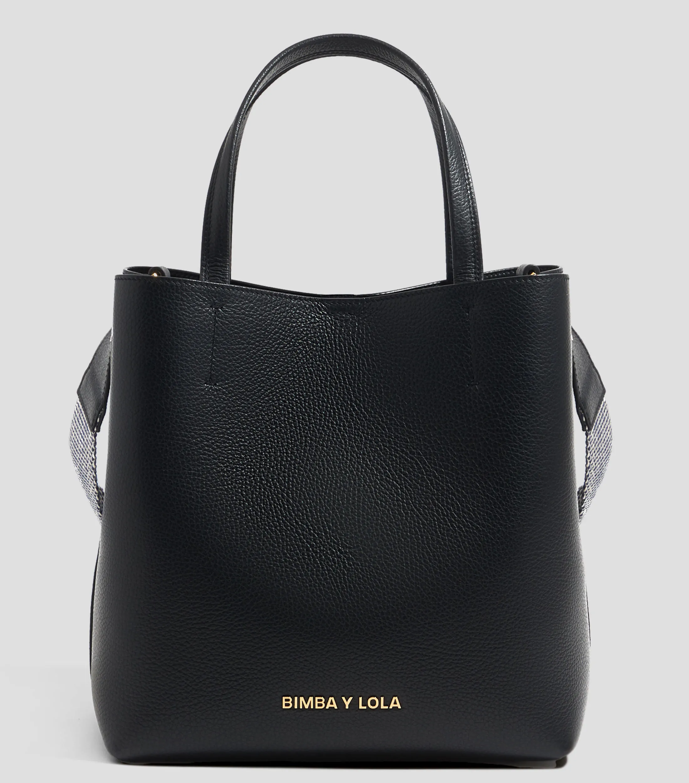Bimba y Lola Bolso tote negro Chihuahua Mujer