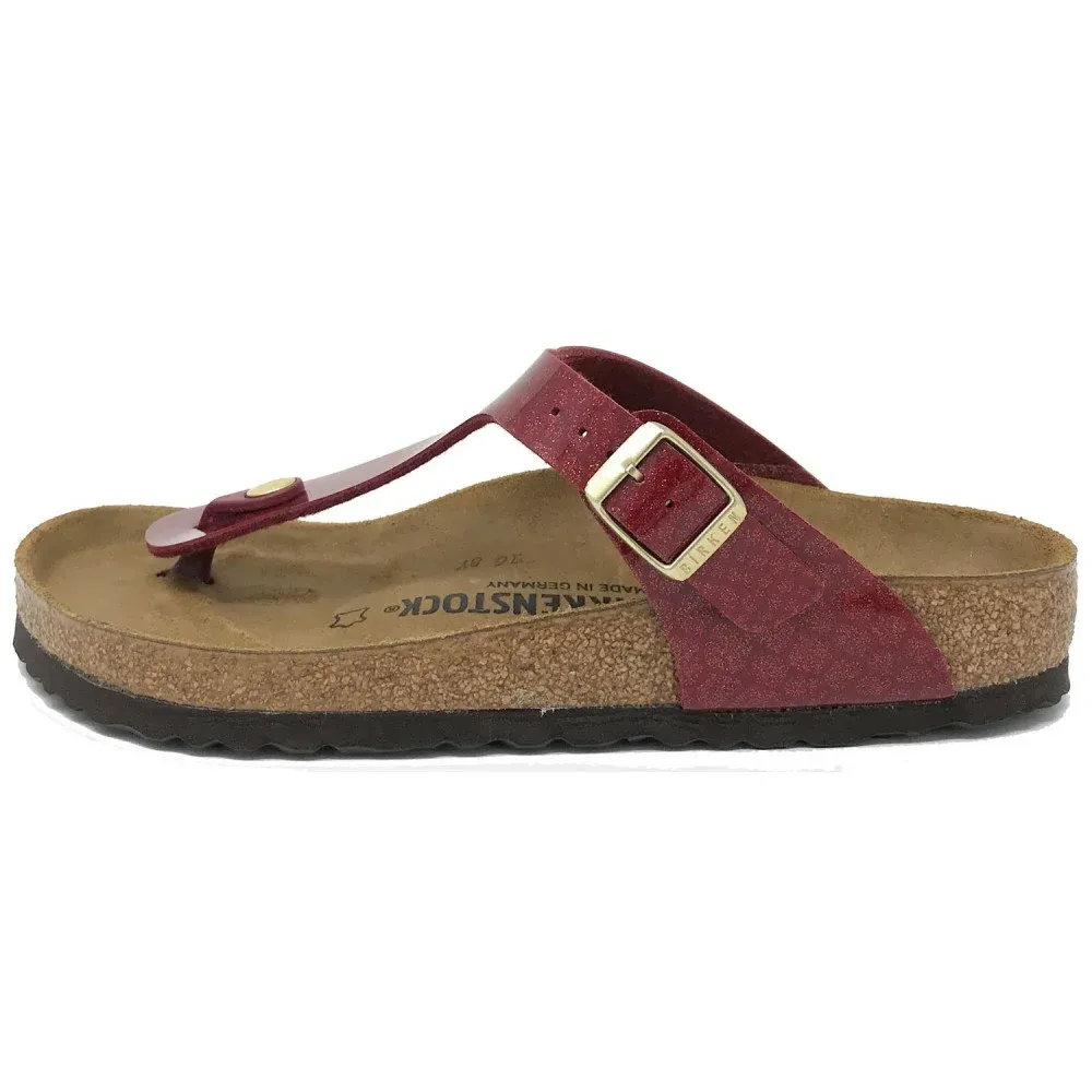Birkenstock Gizeh BF Magic Snake Bordeaux 1013629