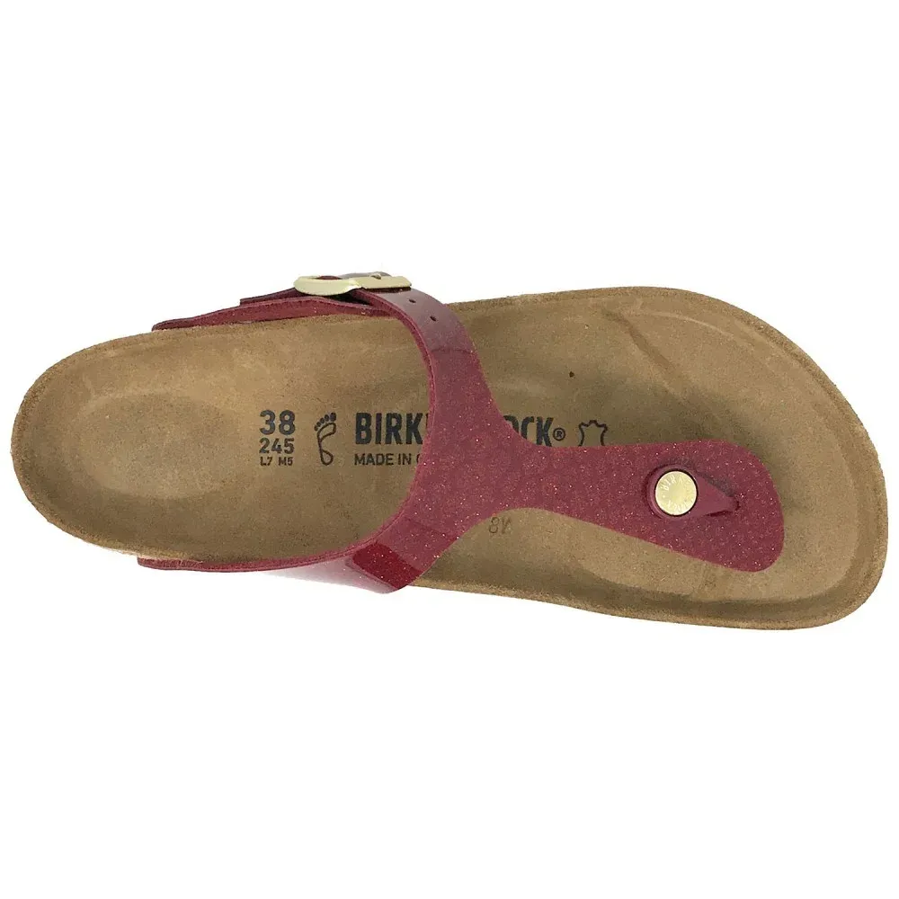 Birkenstock Gizeh BF Magic Snake Bordeaux 1013629