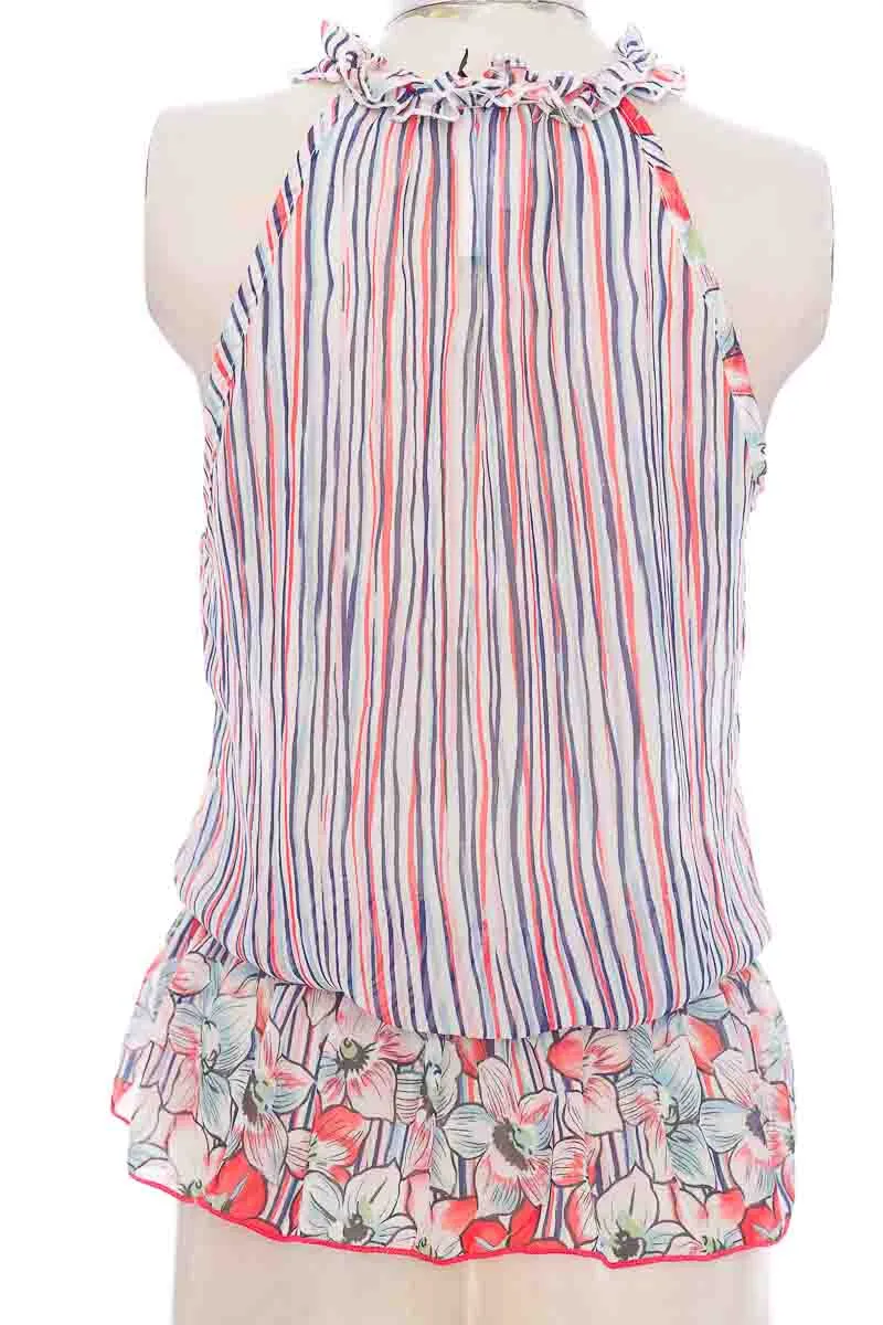 BLUSA COLOR AZUL  DE COLORES