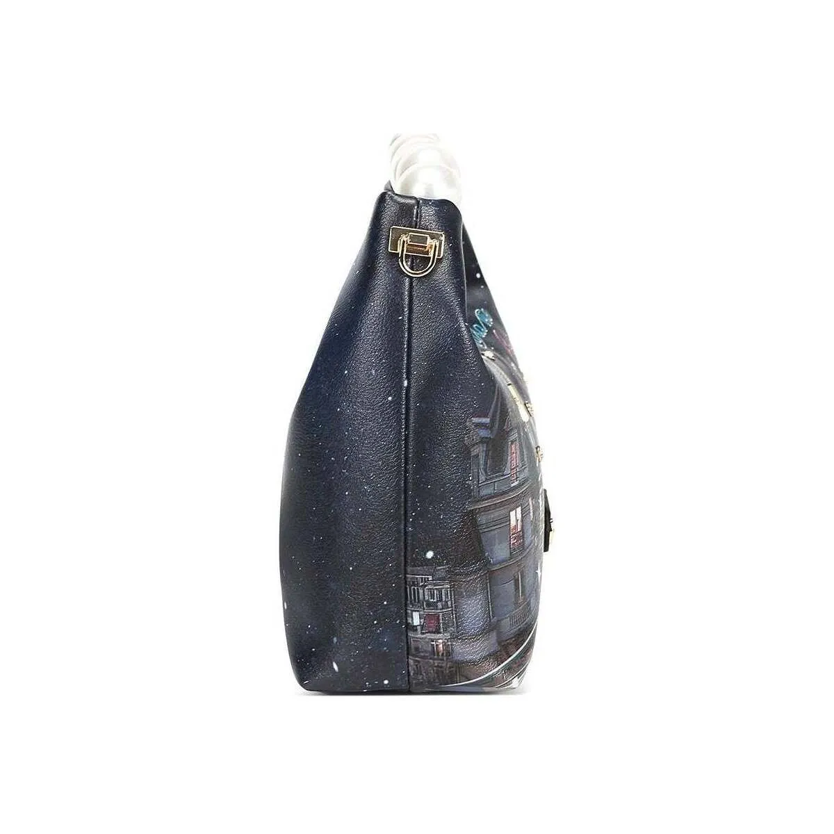 BOLSO DE MANO CON ASA DE PERLAS 