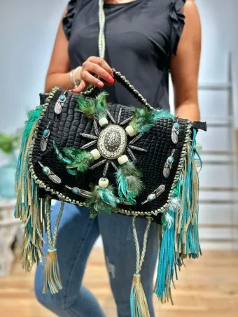 Bolso Piel Flecos MEEKO 01