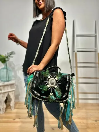 Bolso Piel Flecos MEEKO 01