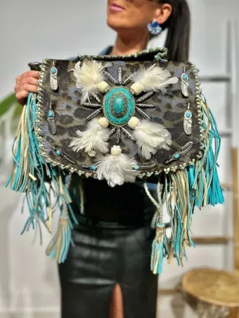 Bolso Piel Flecos MEEKO 03