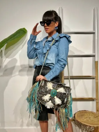 Bolso Piel Flecos MEEKO 03