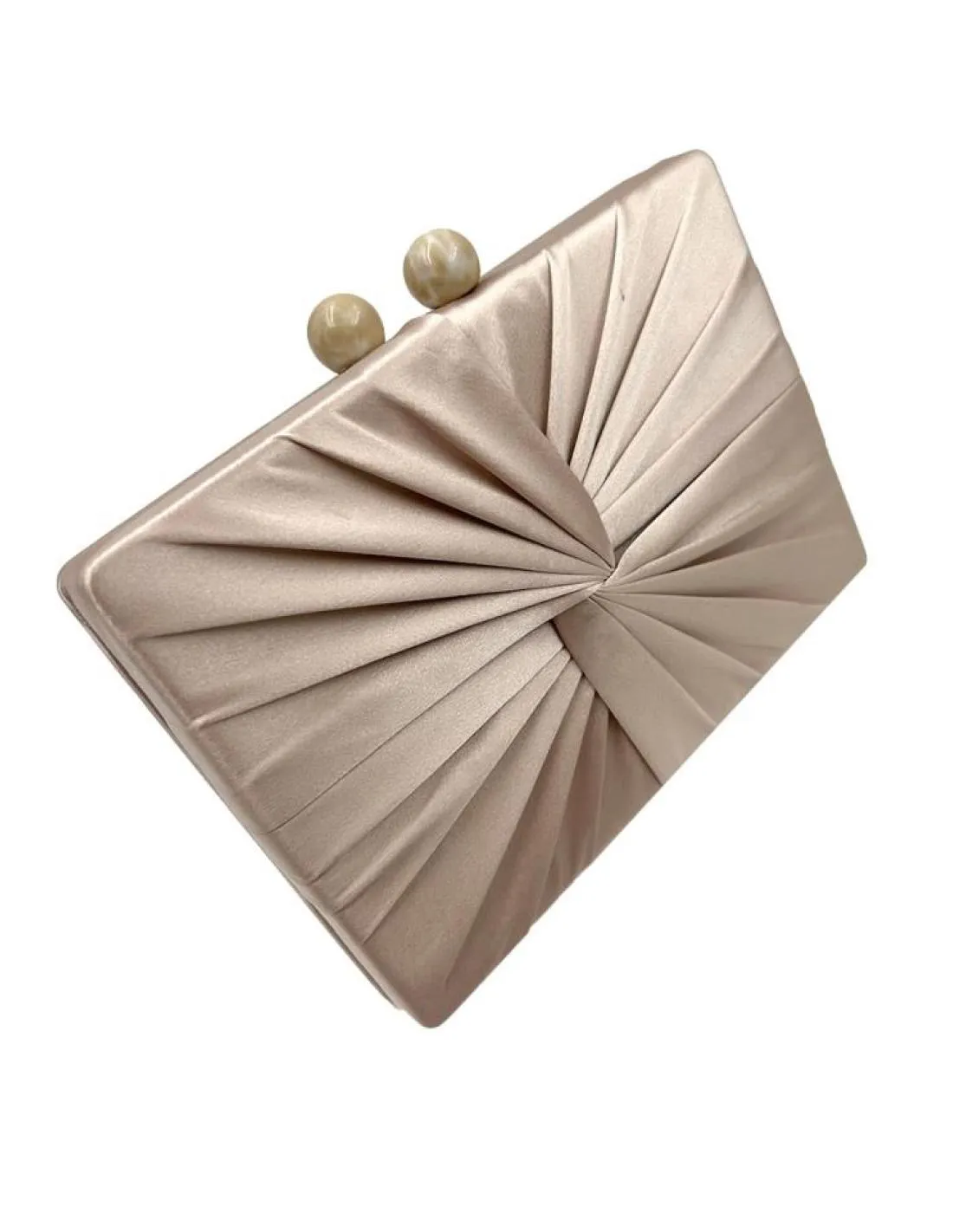 BOLSOS FIESTA ORO CHAMPAGNE ELEGANTES TEXTURA SEDA PARA BODAS