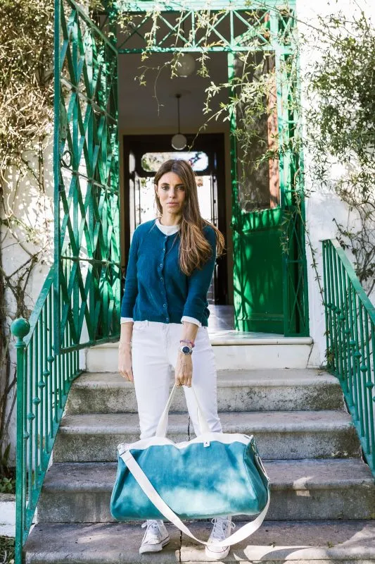 BOLSóN DE VIAJE DE LONETA PARA NIñOS  TURQUESA  GABRIELA