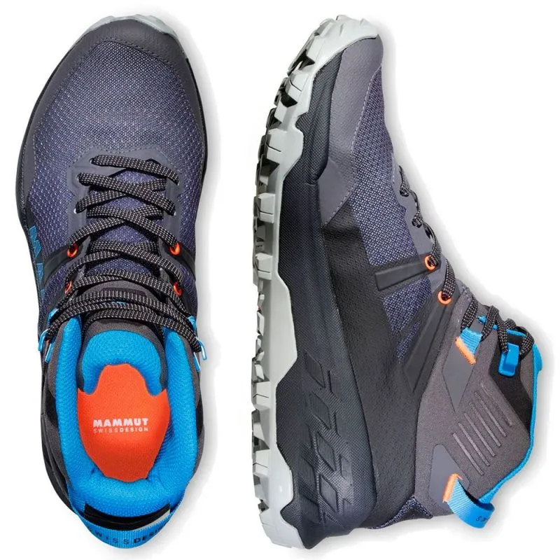 BOTA DE MONTAñA MAMMUT SERTIG II MID GTX (TITANIO OSCUROGENCIANA CLARO) MUJER