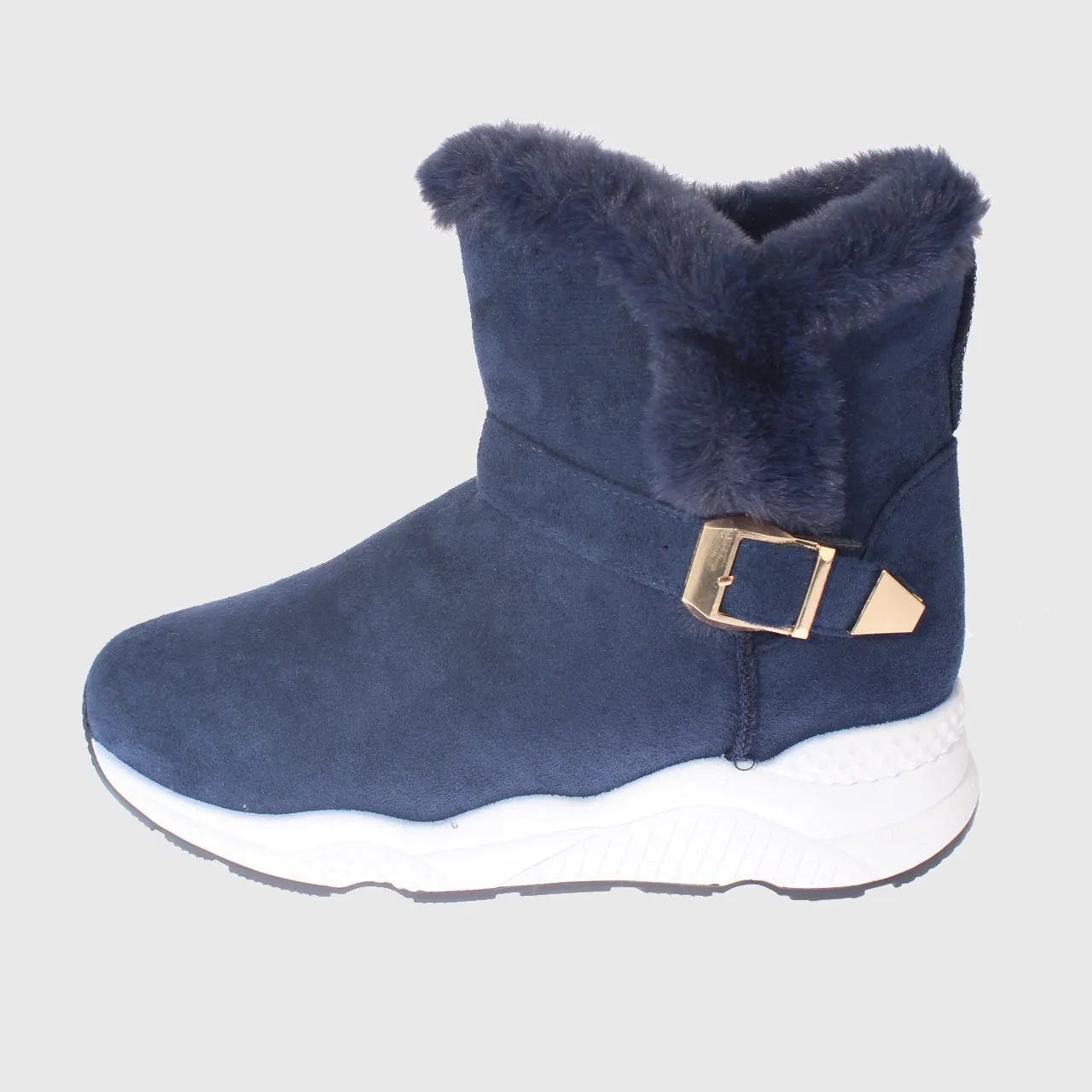 Bota Piel Azul Vía Franca Art. 52102b30345dblue
