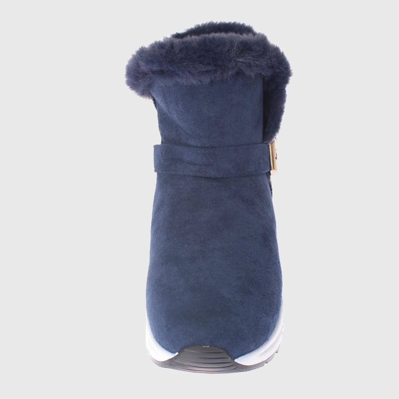 Bota Piel Azul Vía Franca Art. 52102b30345dblue