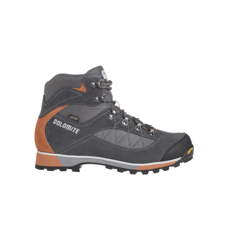 Botas de montaña para hombre Dolomite Zernez Gtx (Gris asfalto/Naranja quemado)