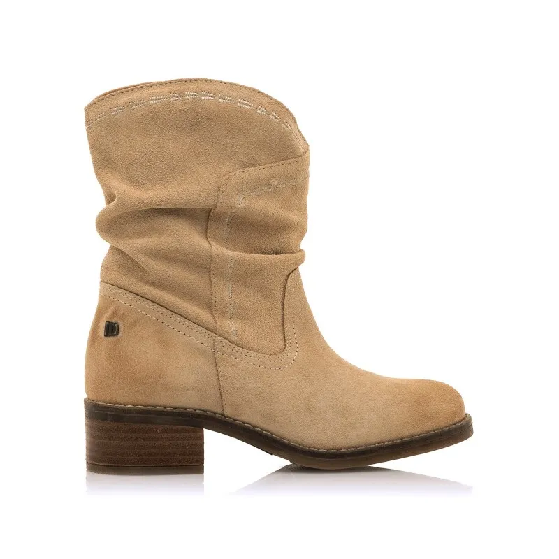 Botines Casual de Mujer MTNG FRONTIER Beige 55753