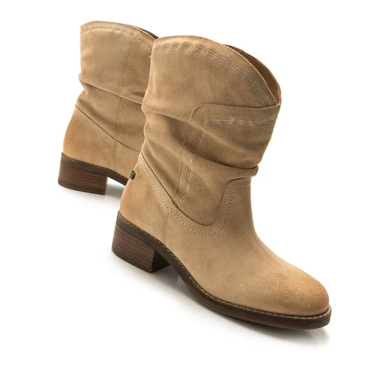 Botines Casual de Mujer MTNG FRONTIER Beige 55753
