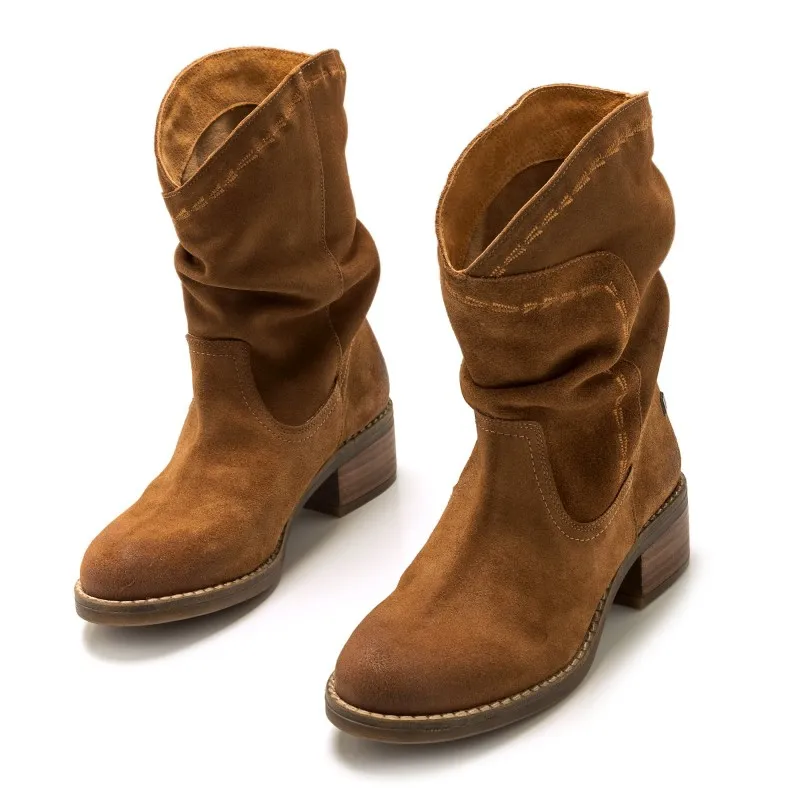 Botines Casual de Mujer MTNG FRONTIER Marron 55752