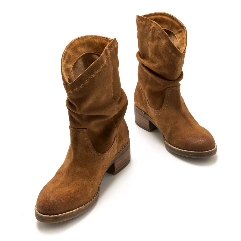 Botines Casual de Mujer MTNG FRONTIER Marron 55752